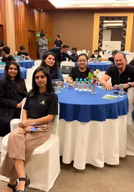 Alchemy Tech team members at a company event
